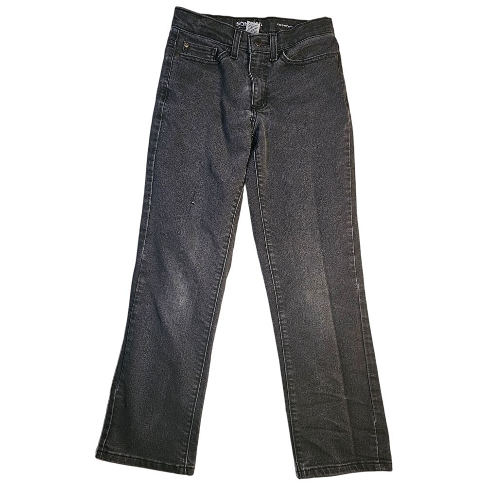 2 Piece Bundle! Sonoma Straight Leg Denim Jeans Kids Size 12 Slim Blue‎ & Black